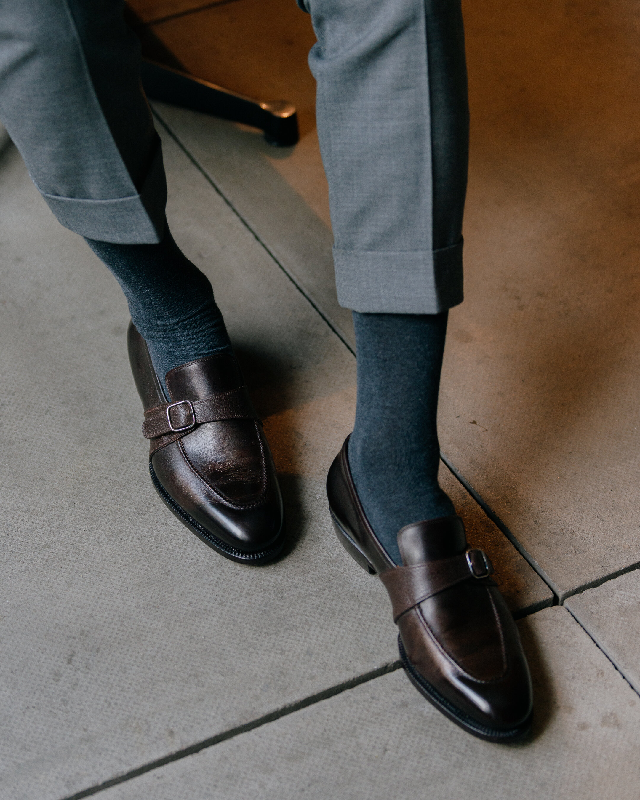 Khamai Loafers by Stefano Bemer for The Anthology - Espresso — The